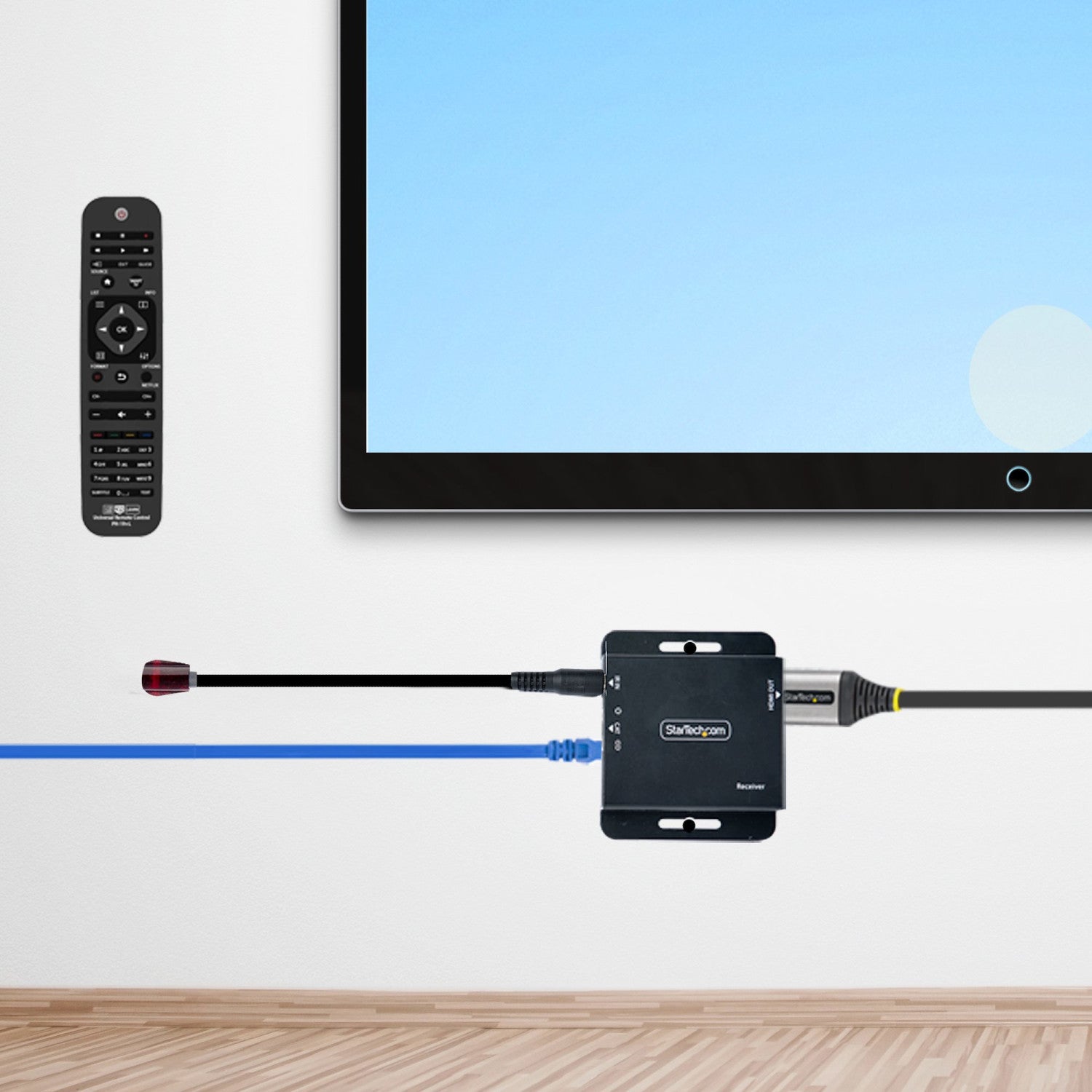 StarTech EXTEND-HDMI-4K40C6P1 HDMI Extender AV Trasmettitore e Ricevitore AV Nero