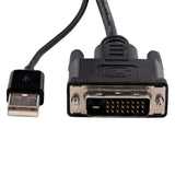 StarTech DVI2DP2 Cavo e Adattatore Video 0,254 m DVI-D Nero