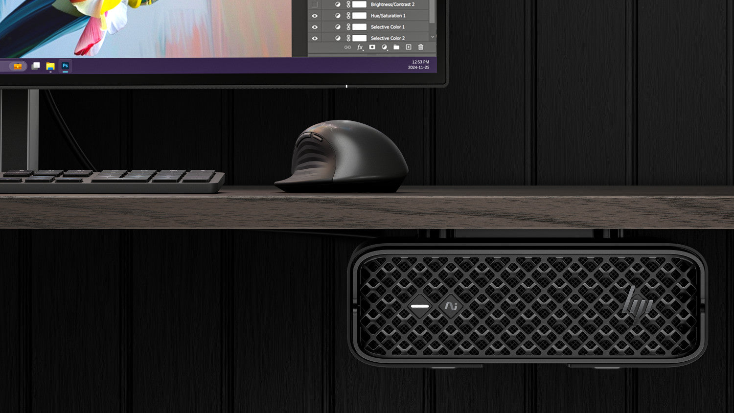 HP Z2 Mini G1i Workstation Desktop PC Wolf Pro Security Edition Intel Core Ultra 7 265 32 GB DDR5-SDRAM NVIDIA RTX A1000 Windows 11 Pro Mini PC Stazione di lavoro AI Workstation, AI PC