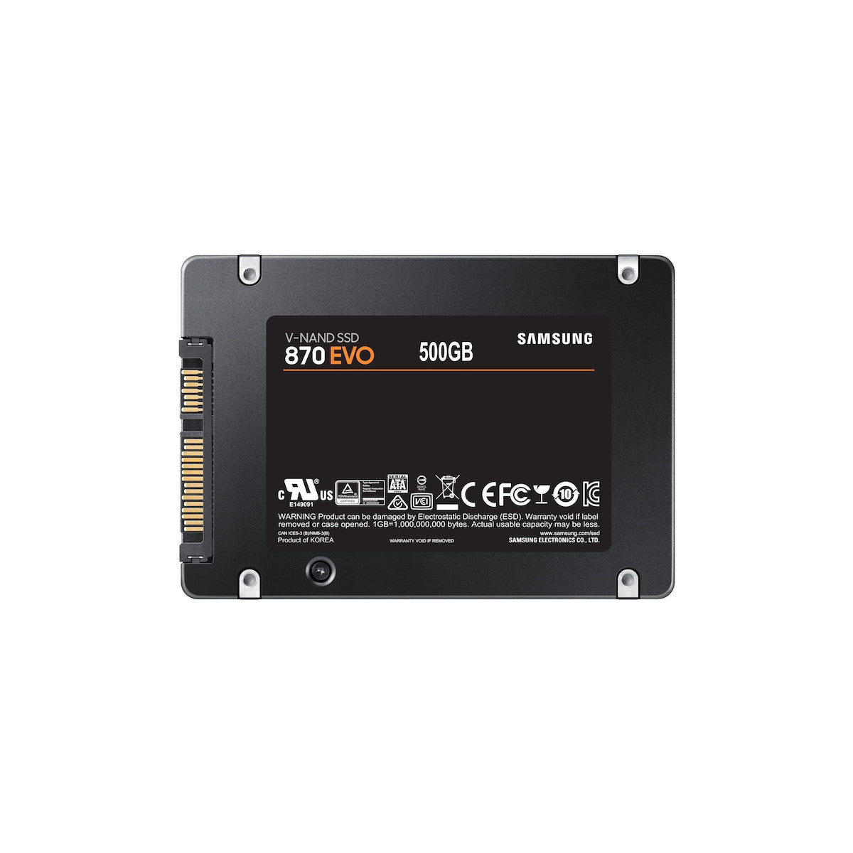 Samsung 870 EVO 500 GB 2.5" Serial ATA III V-NAND