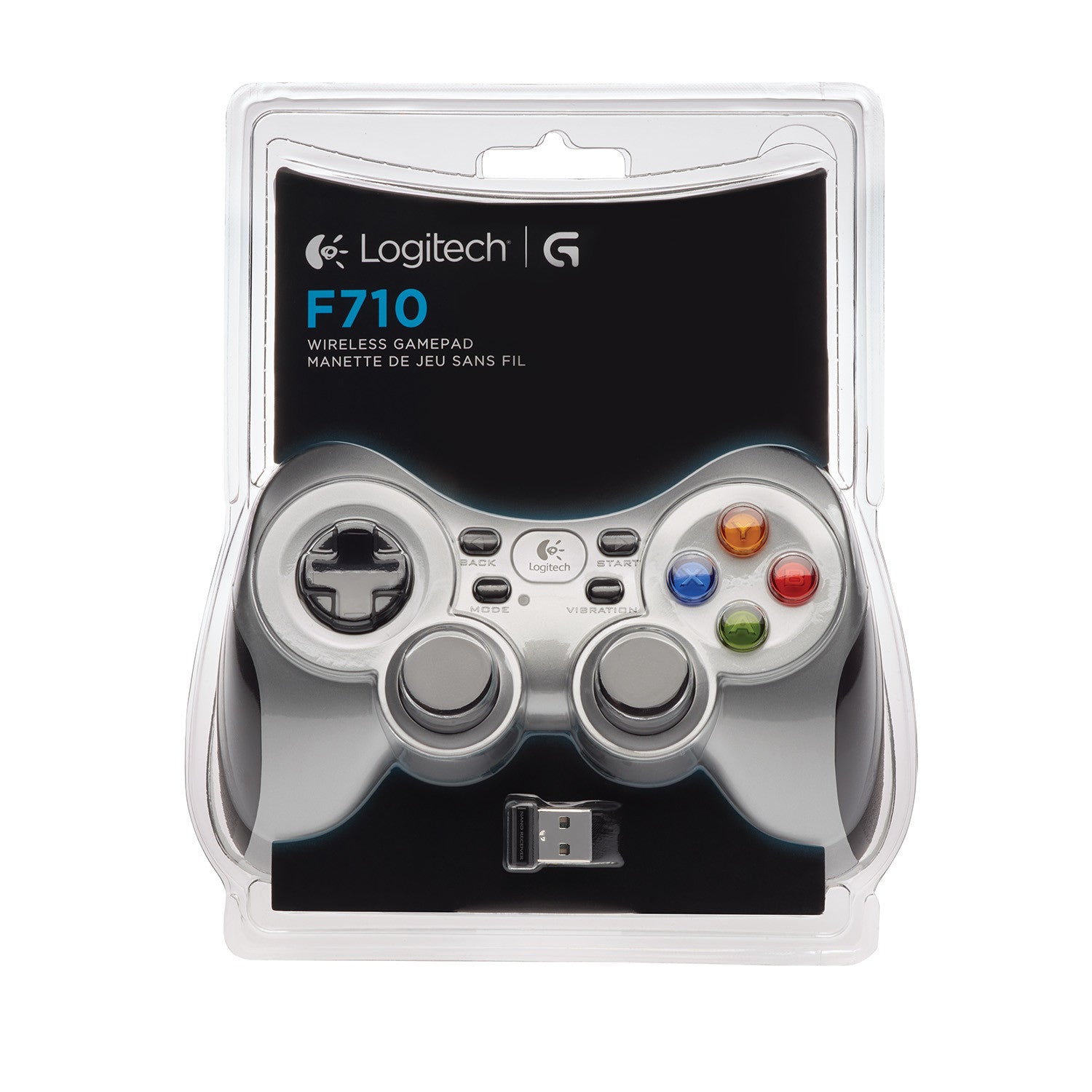 Logitech G F710 Nero, Argento RF Gamepad Analogico/Digitale PC