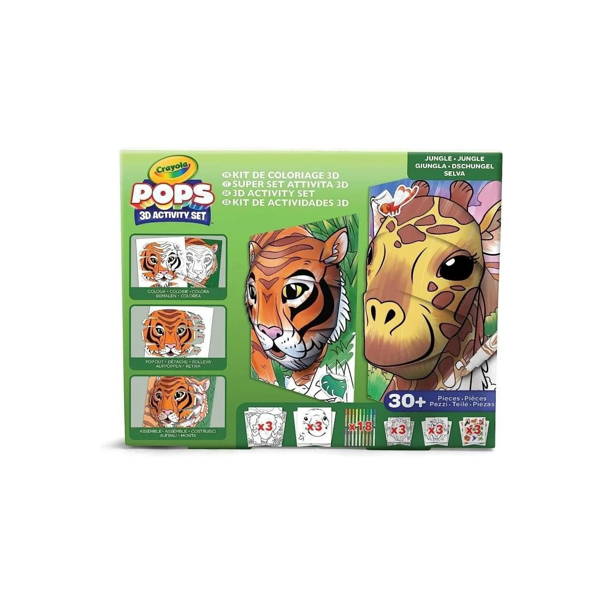 Crayola Pops 3D Activity Set Jungle