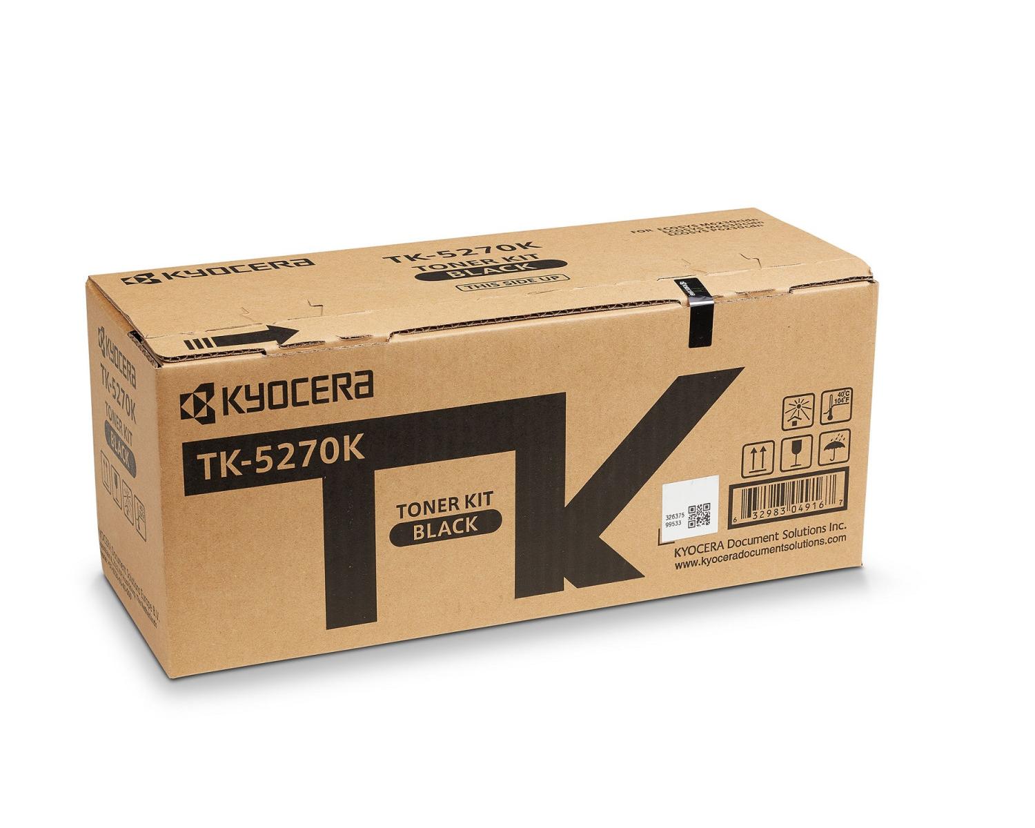 KYOCERA TK-5270K cartuccia toner 1 pz Originale Nero