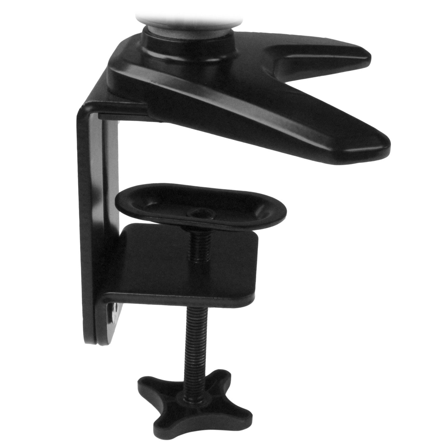 StarTech.com ARMUNONB supporto da tavolo per Tv a schermo piatto 68,6 cm (27") Alluminio, Nero Scrivania