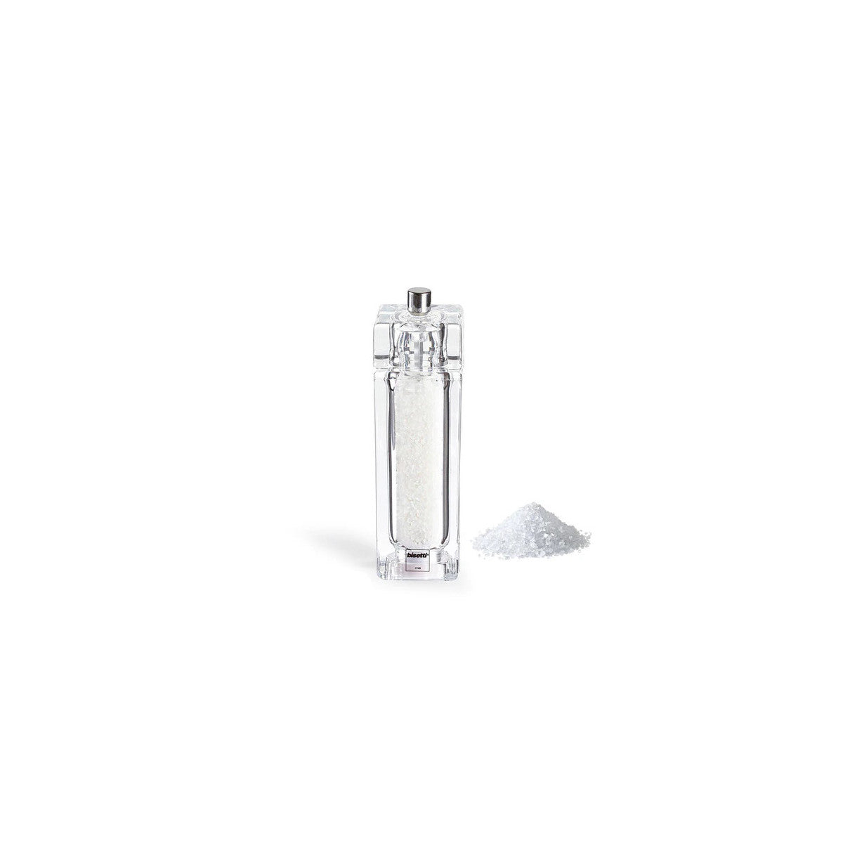Bisetti Macina Pepe Brescia In Acrilico Trasparente Stile Rubinetto 14,5 Cm