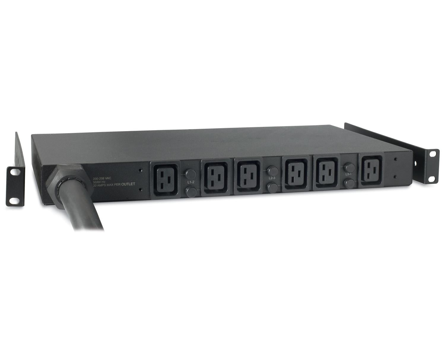 APC Basic Rack PDU AP7526 unità di distribuzione dell'energia (PDU) 6 presa(e) AC 1U Nero