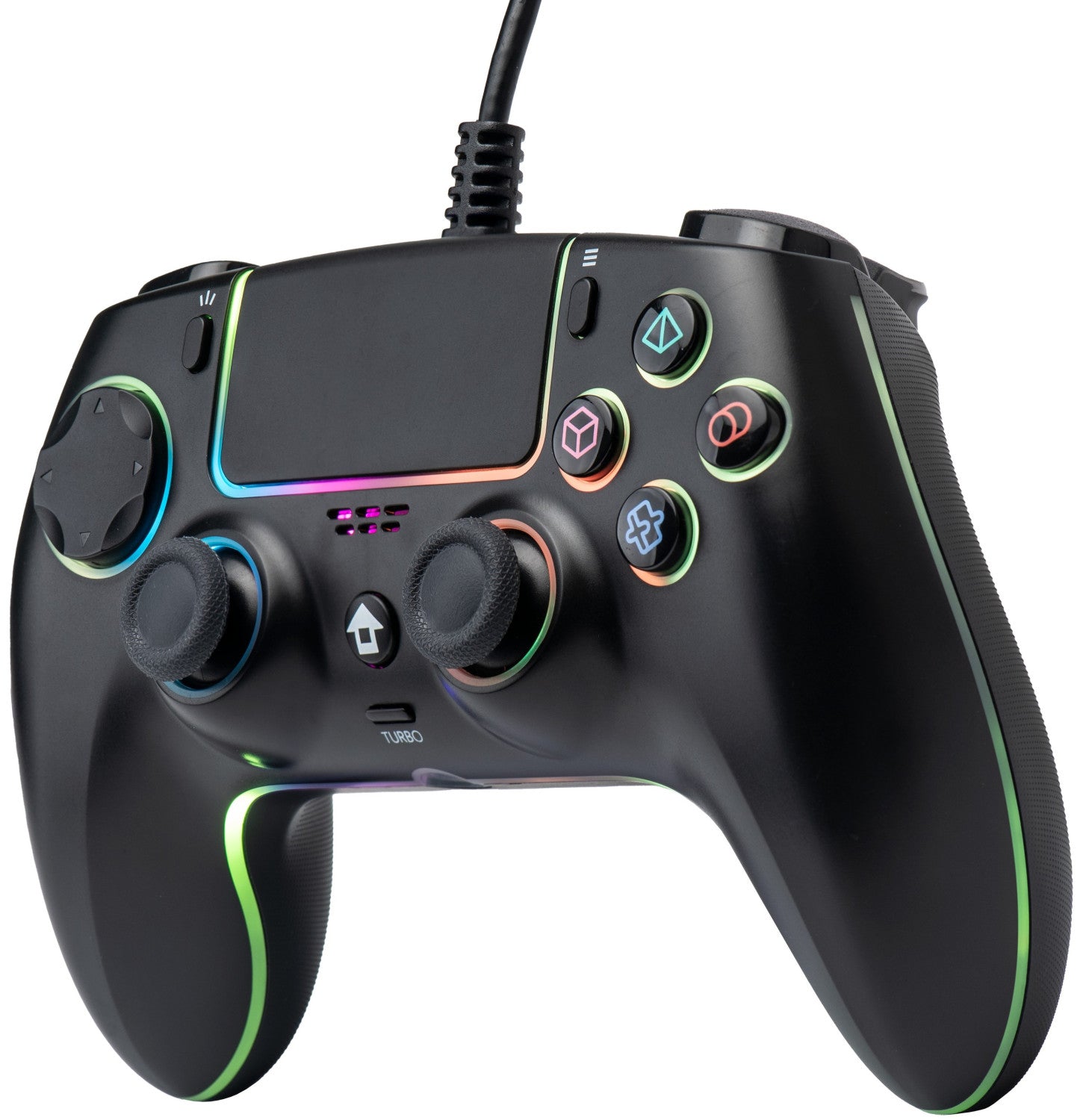 Qubick COP50015 periferica di gioco Nero Gamepad Analogico/Digitale PC, PlayStation 5