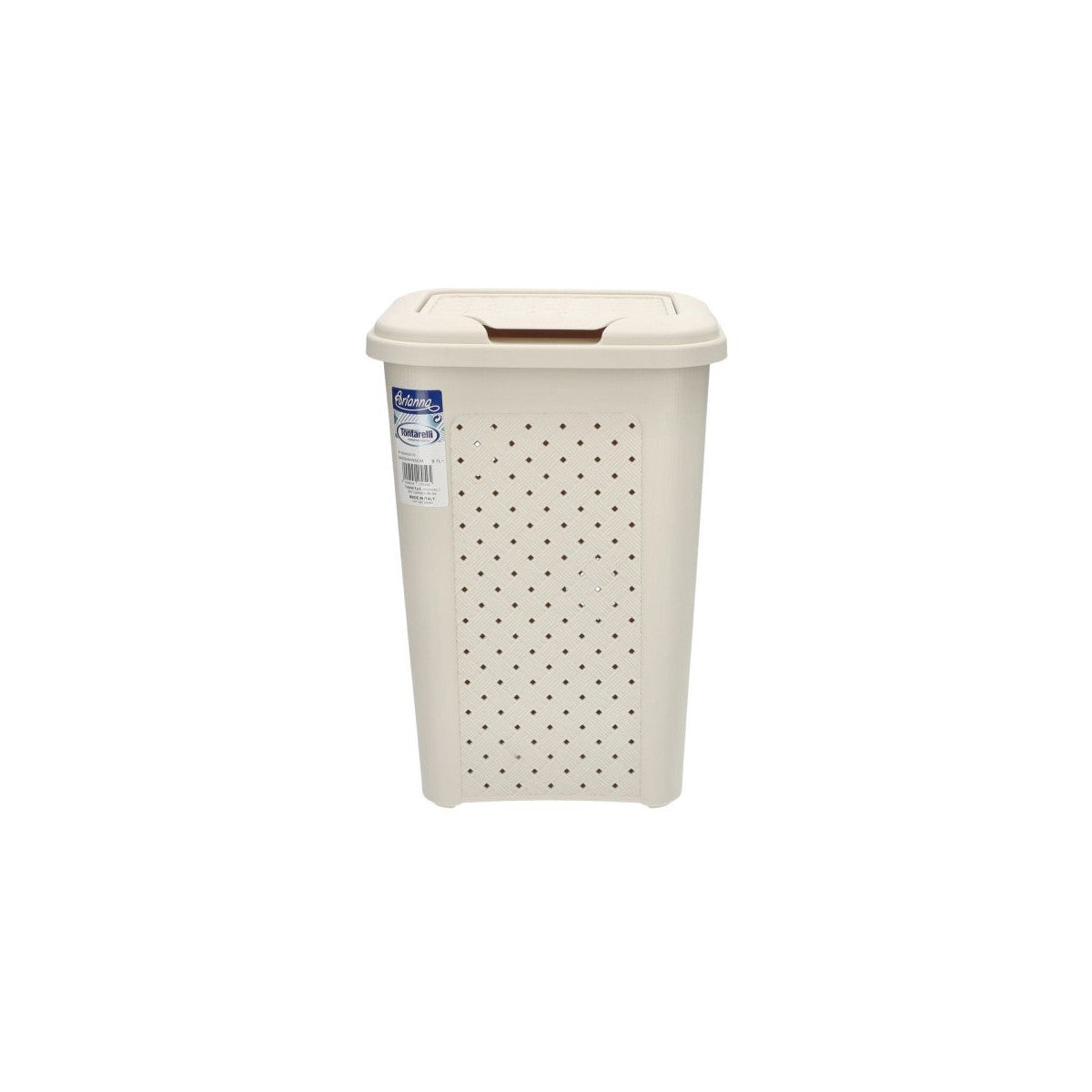 Tontarelli Pattumiera Arianna da Bagno 10 Litri Angora