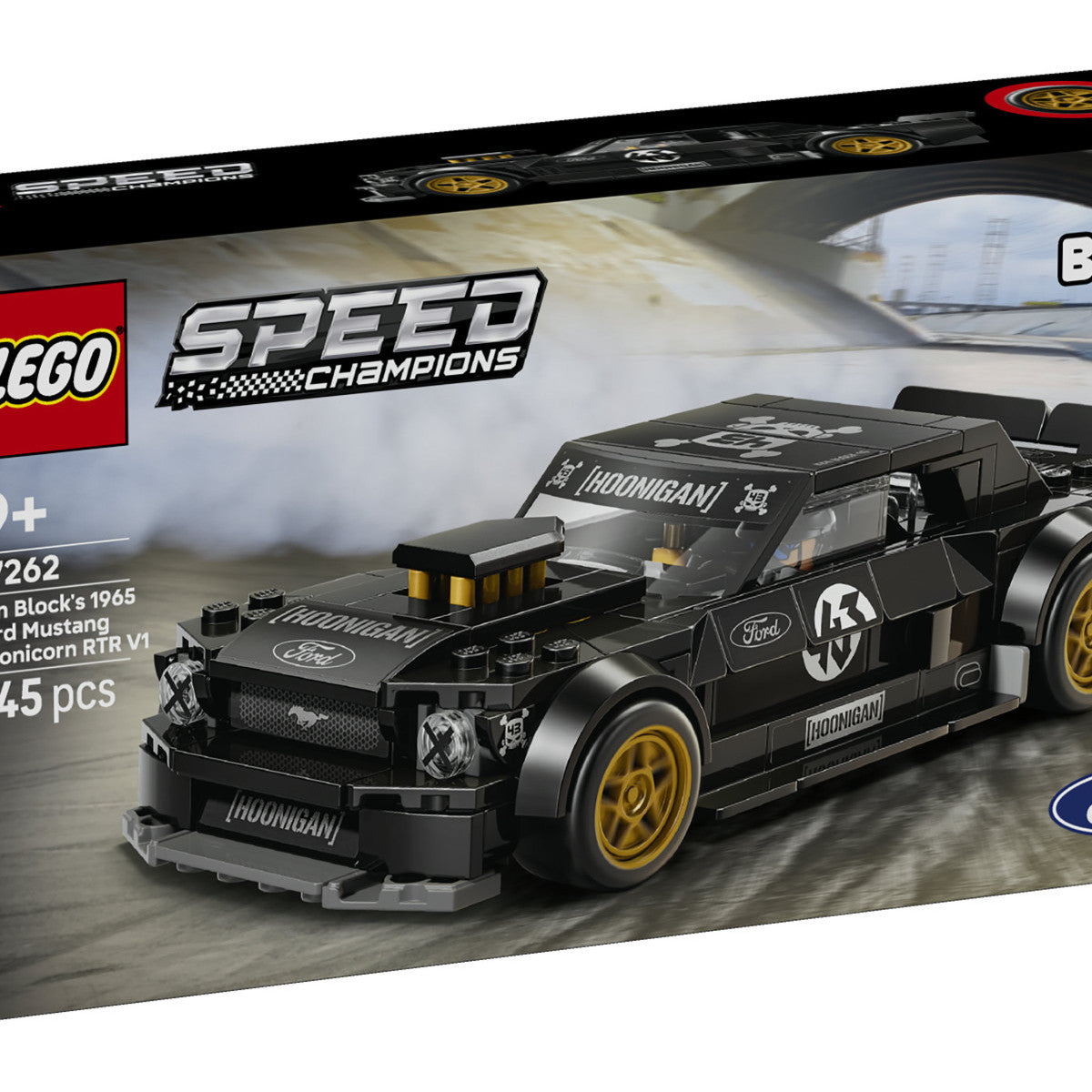 Lego Speed Champions 77262 Ford Mustang '65 Hoonicorn V1 Di Ken Block, Macchina Giocattolo Con Minifigure, Regalo Bambini 9