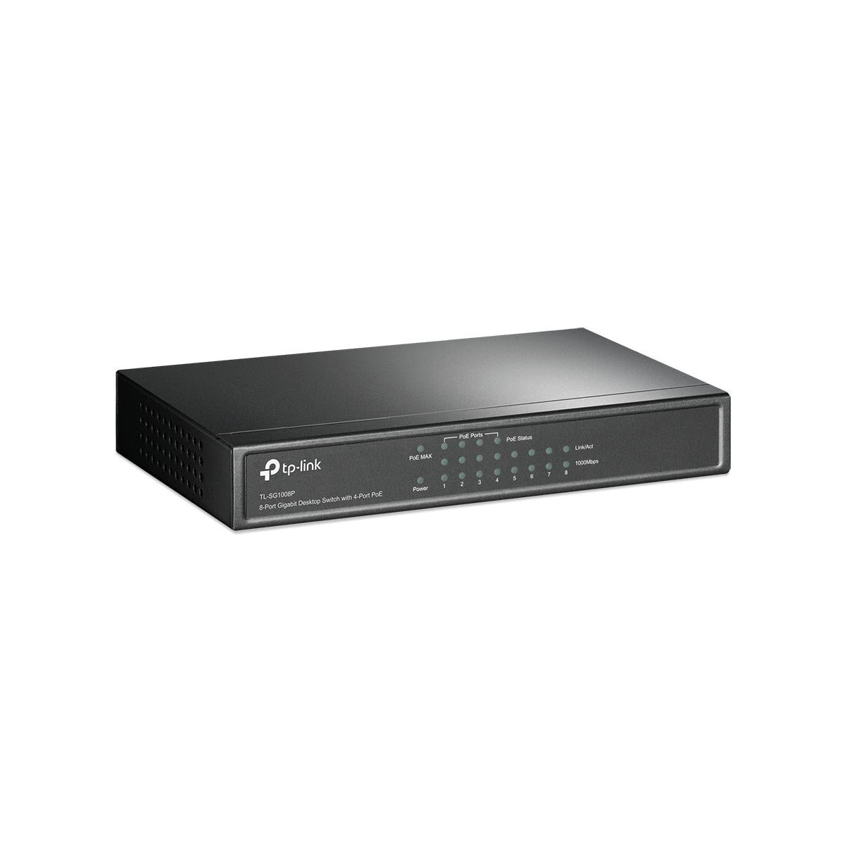 TP-Link TL-SG1008P Switch di Rete Gigabit Ethernet Supporto Power Over Ethernet Grigio