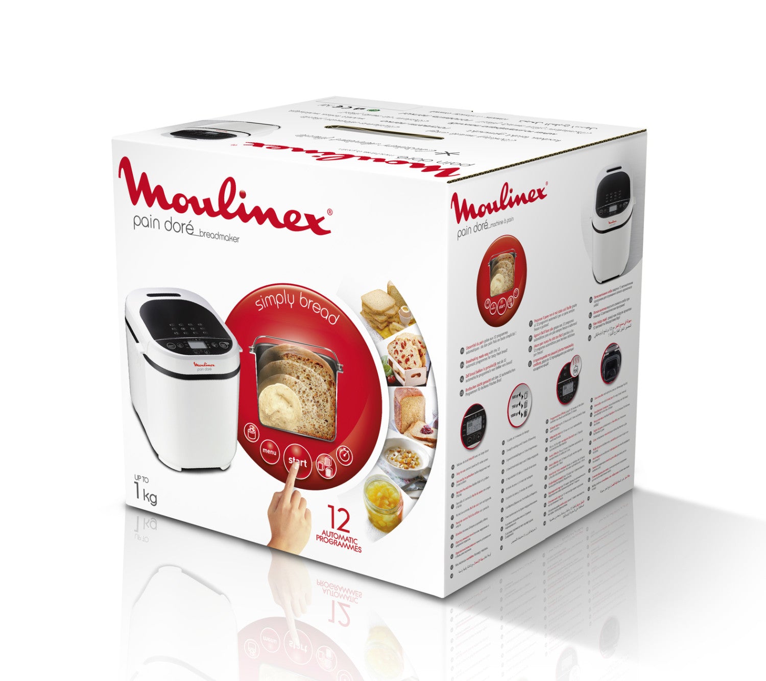Macchina del Pane Moulinex OW210130 650 W 12 Programmi Automatici Bianca