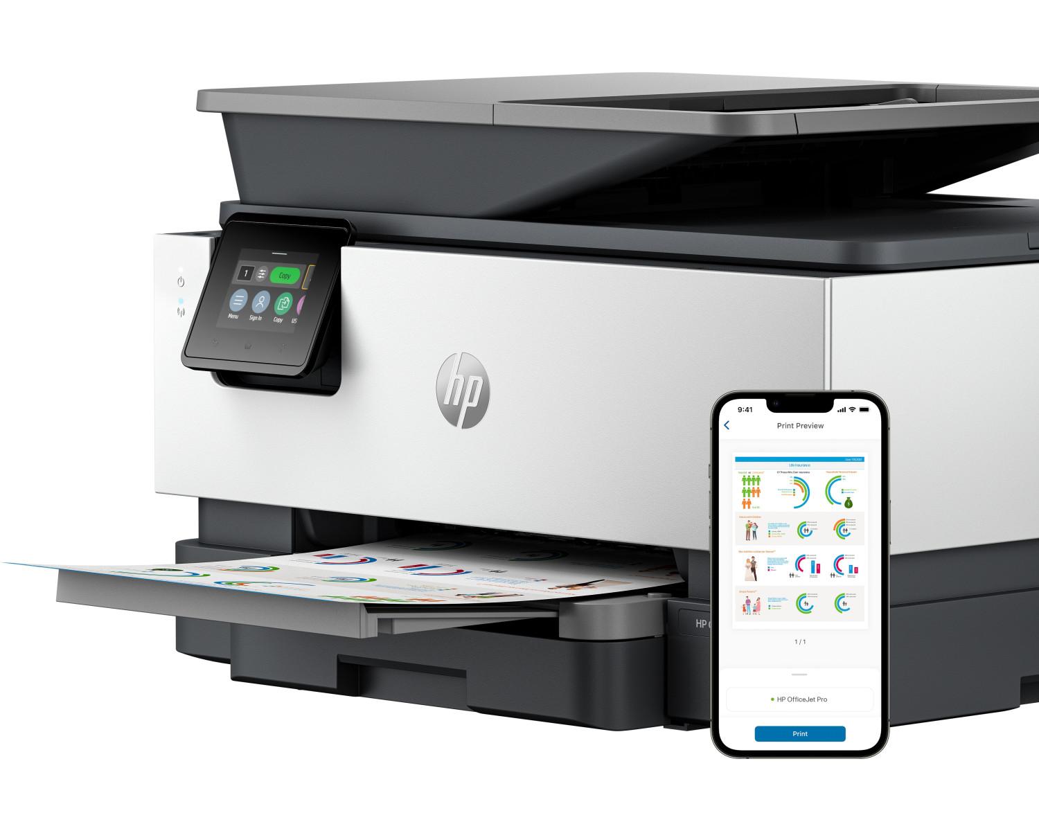 HP 4V2N0B Stampante Laser Multifunzione 9120b A4 4800x1200 DPI 20 ppm Wi Fi Bianco Nero
