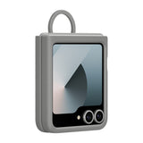 Custodia Silicone Case con Ring Samsung EF-PF741TJEGWW per Galaxy Z Flip 6 Grigio