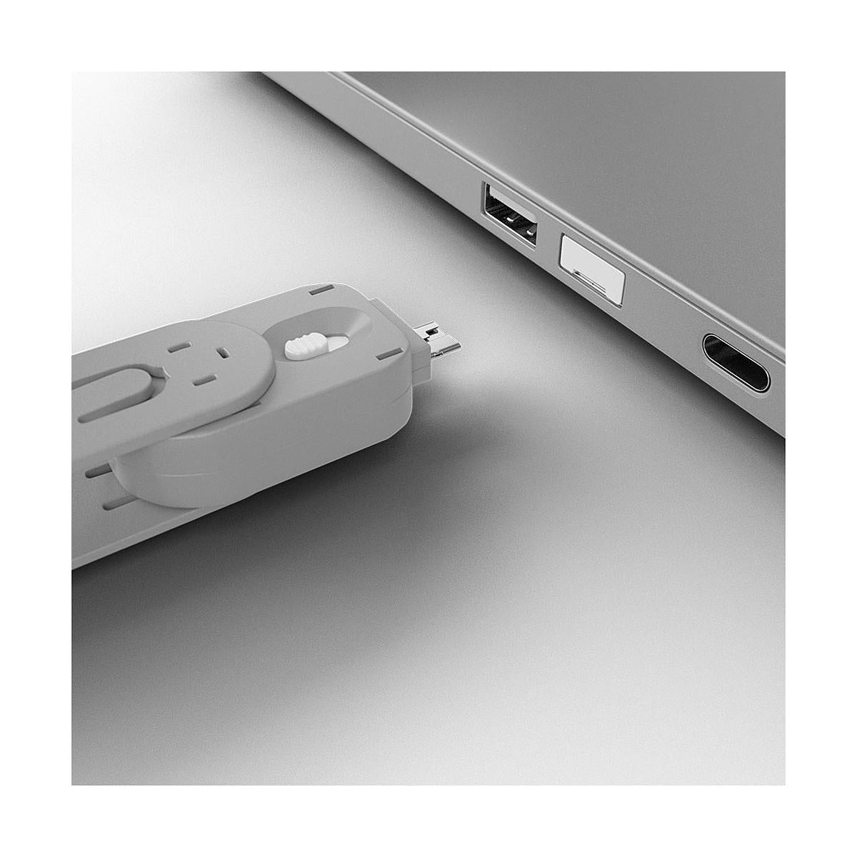 Lindy 40454 clip sicura Bloccaporte chiave USB tipo A Bianco Acrilonitrile butadiene stirene (ABS) 5 pz