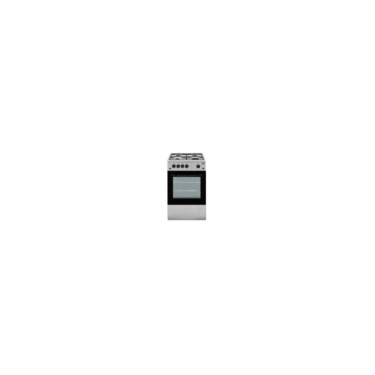 Beko CSG42011FS Cucina Gas Argento