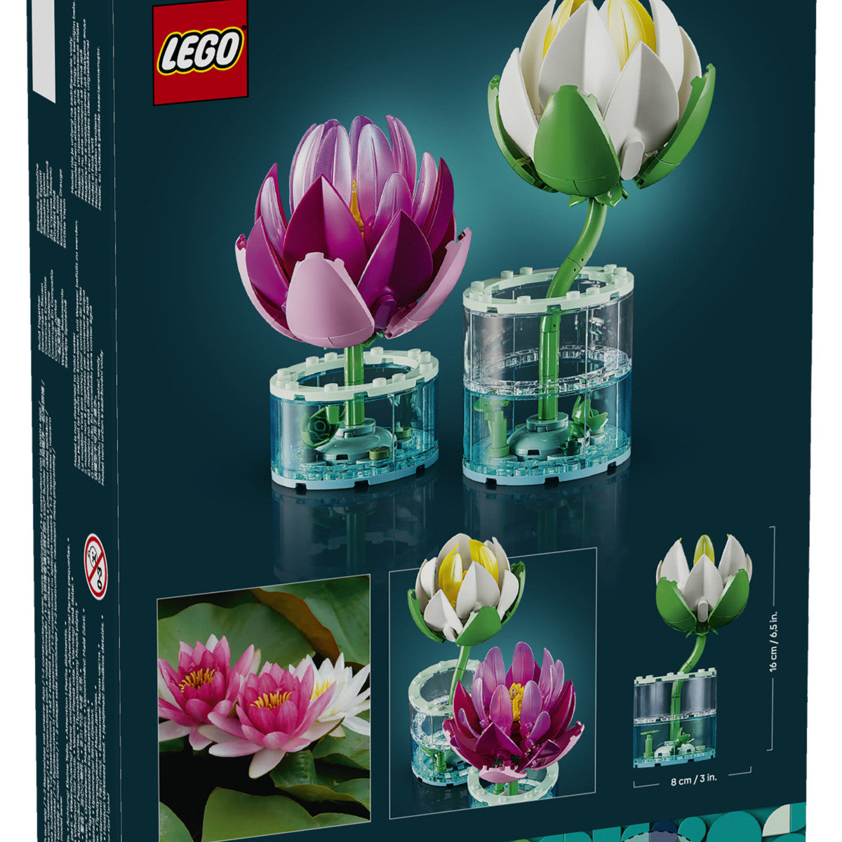 LEGO Botanicals 11511 Ninfee, Piante Artificiali Con Fiori Finti in 2 Vasi, Decorazione Camera da Letto, Regalo Bambini 9
