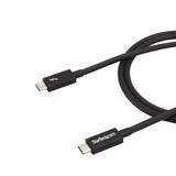StarTech.com Cavo Thunderbolt 3 da 1m, 20Gbps, 100W PD, 4K, Certificato Thunderbolt, Compatibile con Thunderbolt 4/USB 3.2/DP Alt Mode/USB4