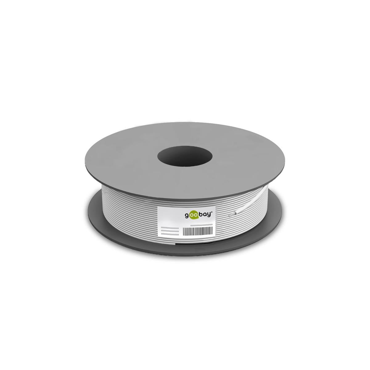 Goobay 68707 cavo di rete Grigio 100 m Cat5e U/UTP (UTP)