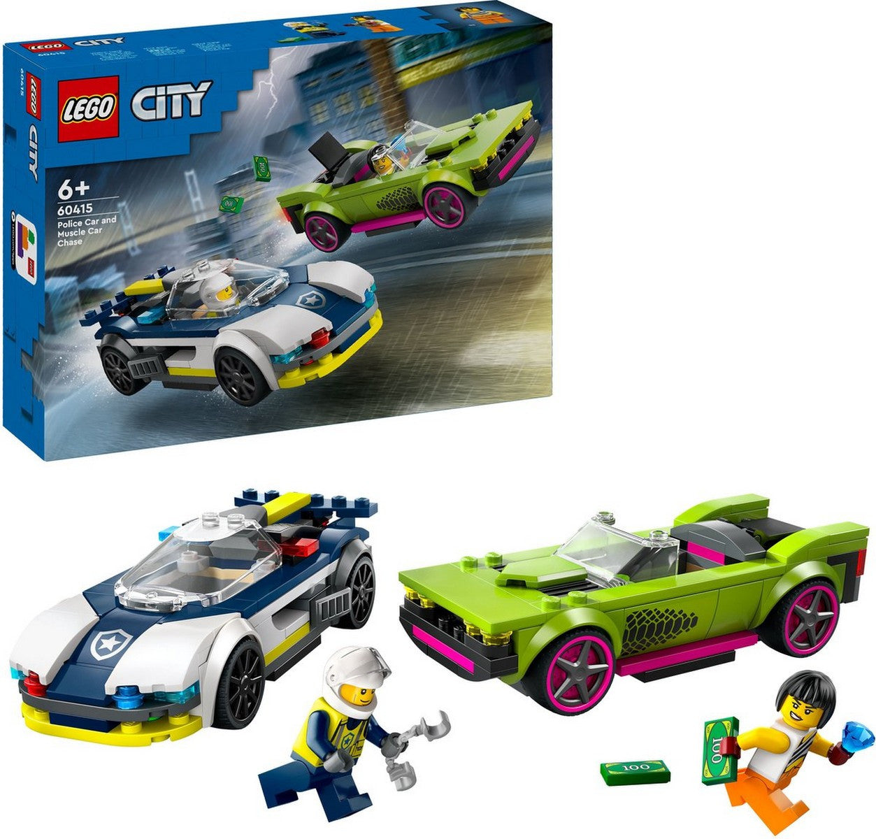 LEGO Auto della Polizia e Inseguimento in auto veloce - 60415