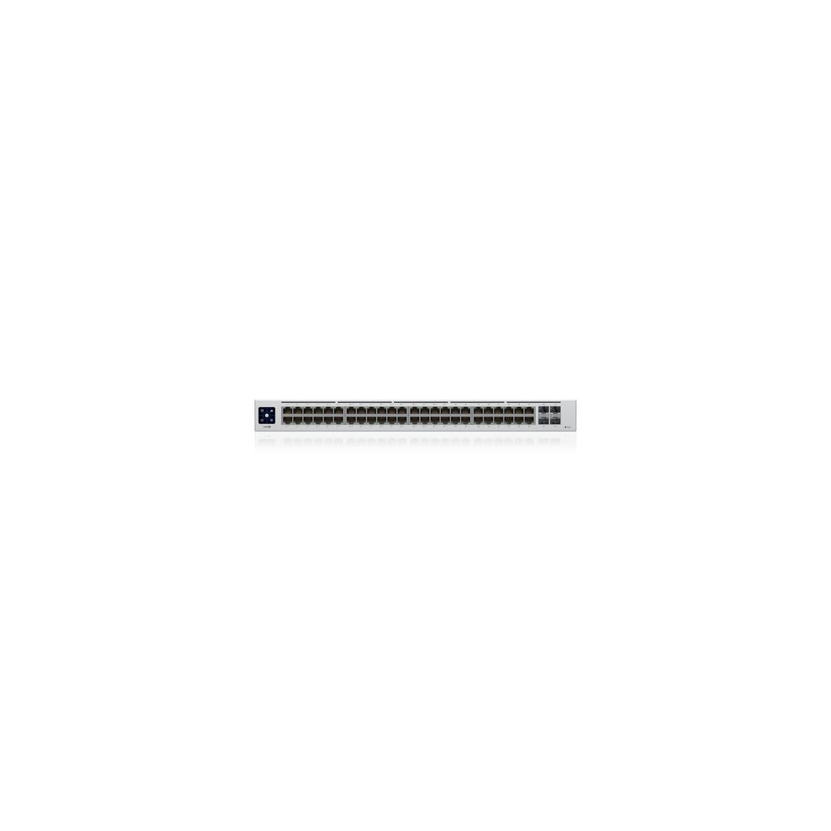 Ubiquiti UniFi USW-48-POE switch di rete Gestito L2 Gigabit Ethernet (10/100/1000) Supporto Power over Ethernet (PoE) 1U Acciaio inossidabile
