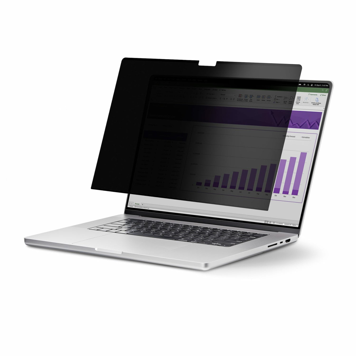 StarTech.com Filtro Privacy per lo schermo del MacBook Pro M1 M2 13.3 pollici schermo protettivo antiriflesso; riduzione della luce blu ribaltabile
