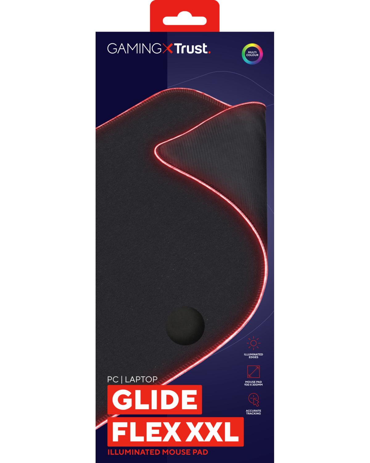Trust GXT 764 Glide-Flex XXL Tappetino per Mouse Gaming da Computer Nero
