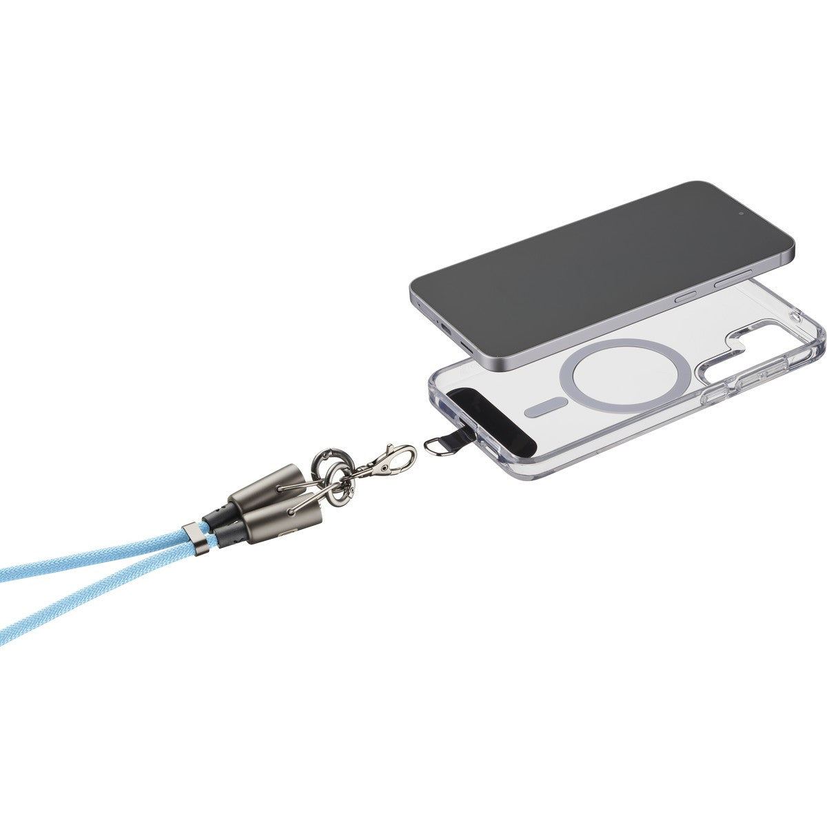 Cellularline USBDATALACEC2CB cavo USB 1,2 m USB C Blu