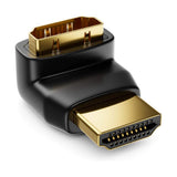 Techly Adattatore HDMI M/F 90 verso il basso (IADAP HDMI-L)