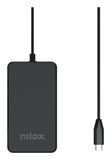 Nilox NXPDCGAN100W Caricabatterie per dispositivi mobili Computer portatile, Tablet, Smartphone Nero AC Ricarica rapida Interno