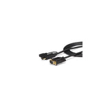 StarTech.com HD2VGAMM6 cavo e adattatore video 1,9 m VGA (D-Sub) HDMI Micro USB Nero