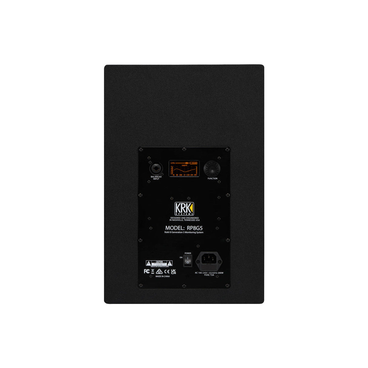 KRK Rokit RP8 G5 2-vie Nero Cablato