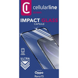 Cellularline Impact Glass Capsule Pellicola proteggischermo trasparente OPPO 1 pz