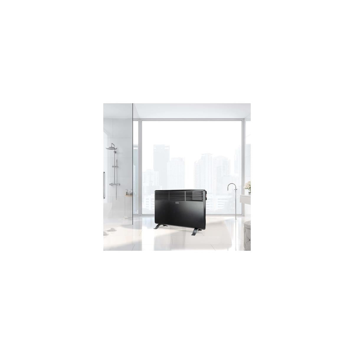 Black Decker BXCSH1200E stufetta elettrica Interno1200 W Stufa elettrica a convezione Nero