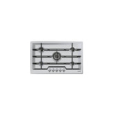 Foster KE 79.5F.FT piano cottura Nero, Acciaio inox Da incasso Gas 5 Fornelli