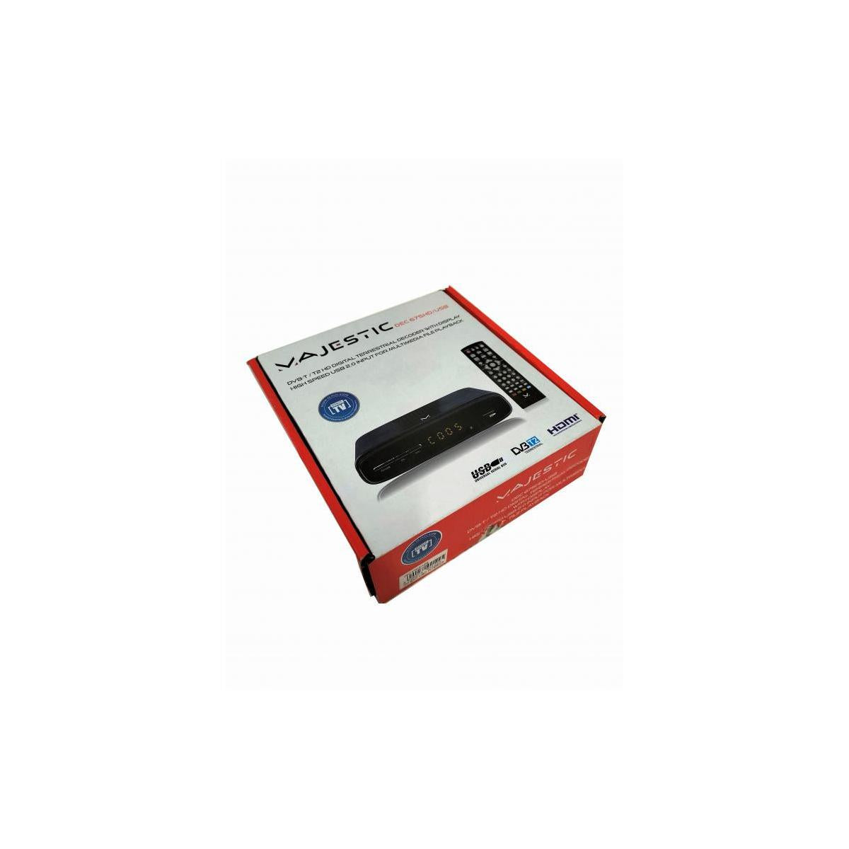New Majestic DEC-675 HD USB Terrestre Nero