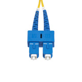 StarTech.com Cavo in fibra ottica duplex monomodale OS2 da SC a SC (UPC) da 2 m, 9/125µm, 40G/100G, Insensibile alla piegatura, Bassa perdita di inserzione, Cavo patch in fibra LSZH
