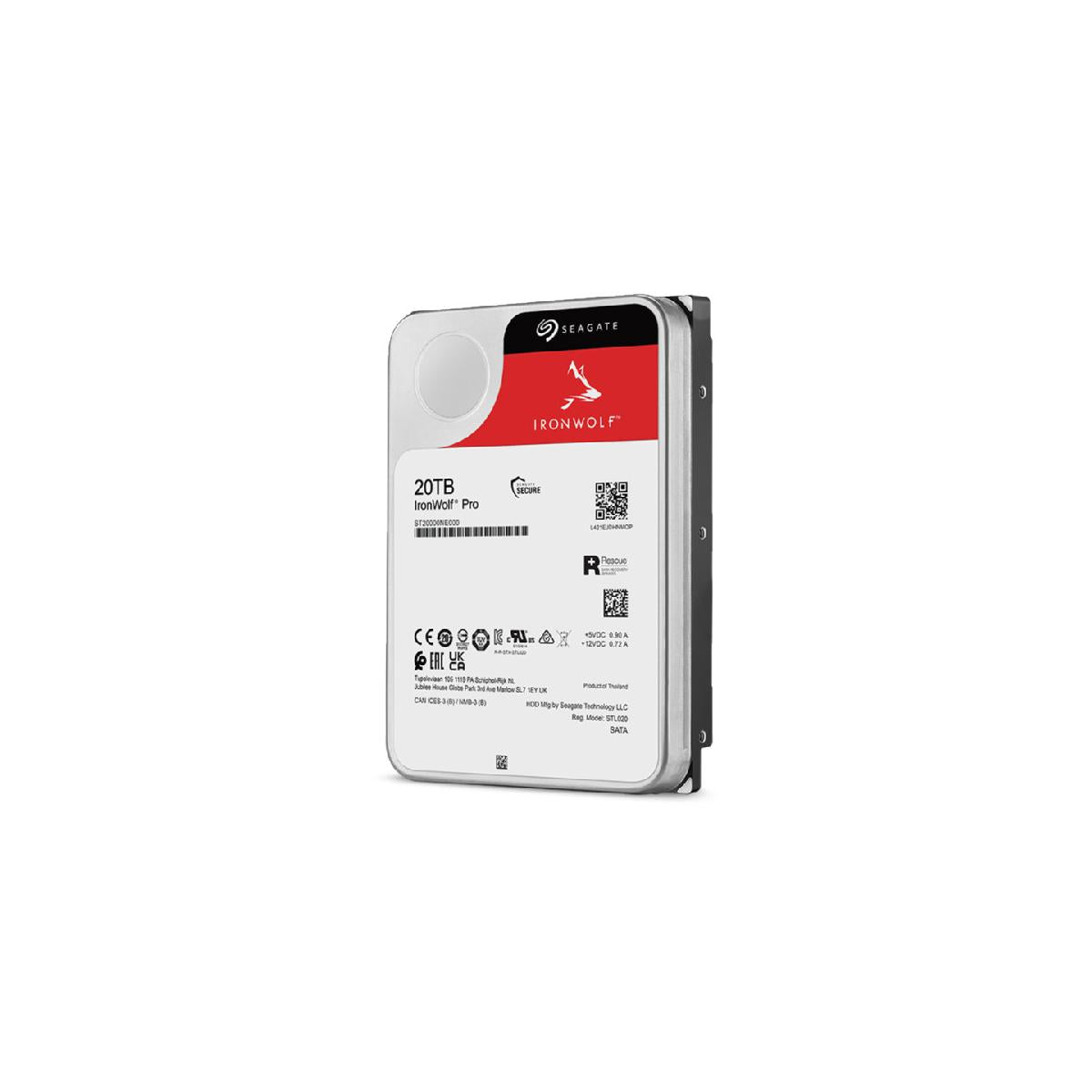 Seagate IronWolf Pro ST20000NT001 disco rigido interno 3.5" 20 TB