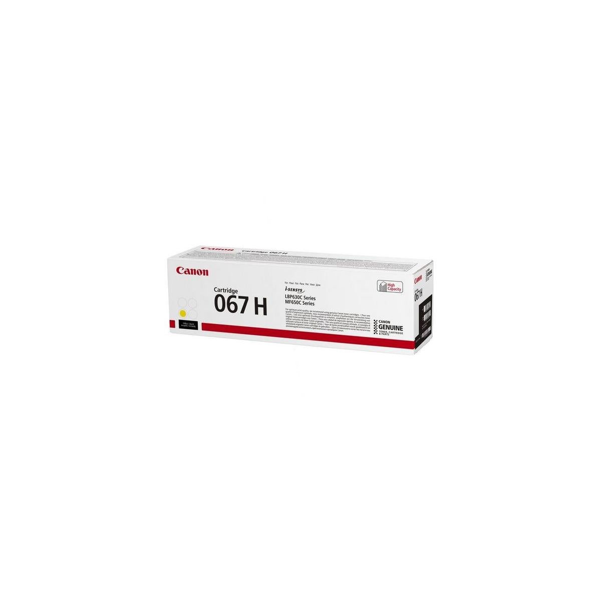 Canon 067H cartuccia toner 1 pz Originale Giallo