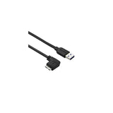StarTech.com Cavo USB 3.0 Tipo A a Micro B slim - Connettore USB3.0 A a Micro B slim ad angolo sinistro Gen 1 (5 Gbps) - 1m