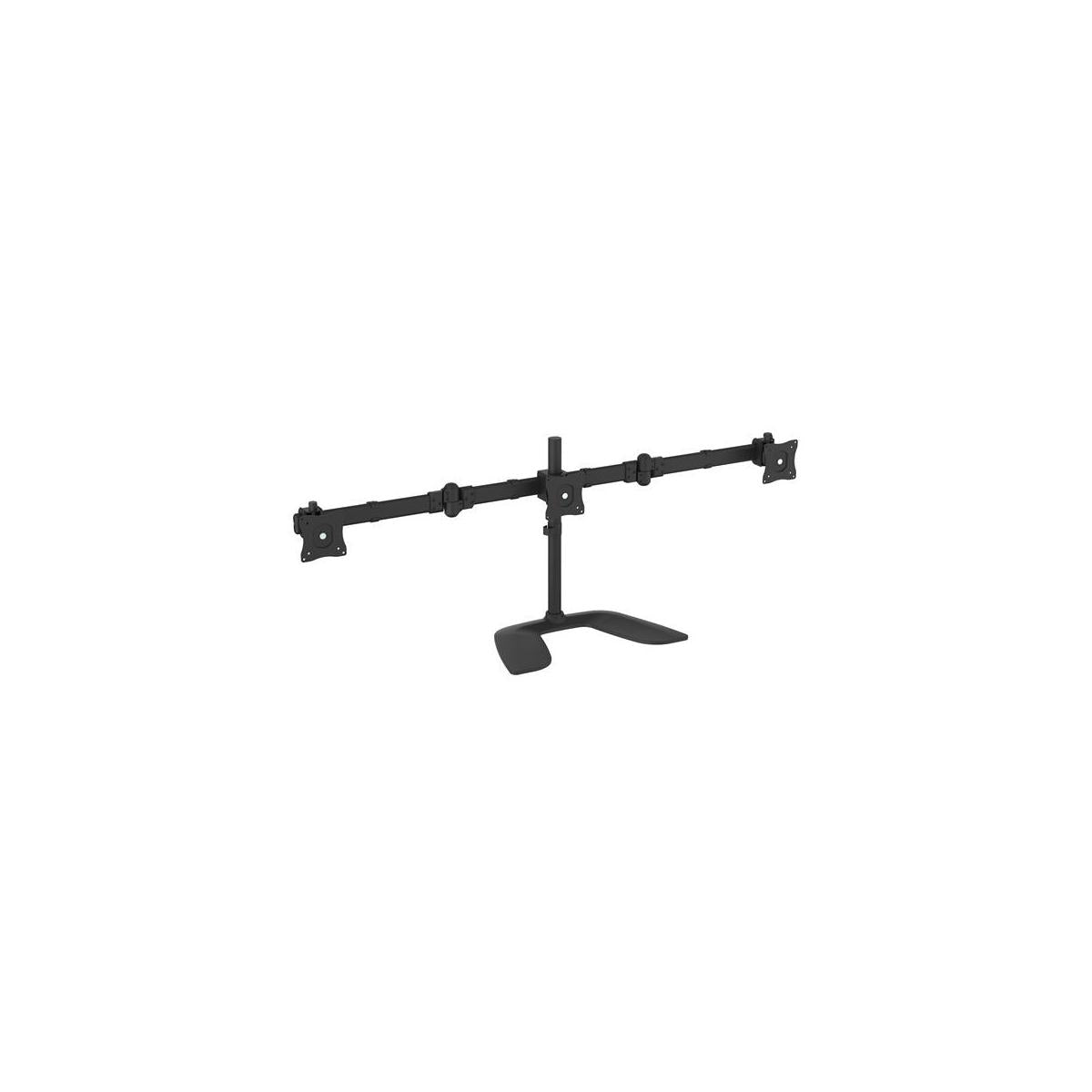StarTech.com ARMBARTRIO2 supporto da tavolo per Tv a schermo piatto 68,6 cm (27") Nero Scrivania