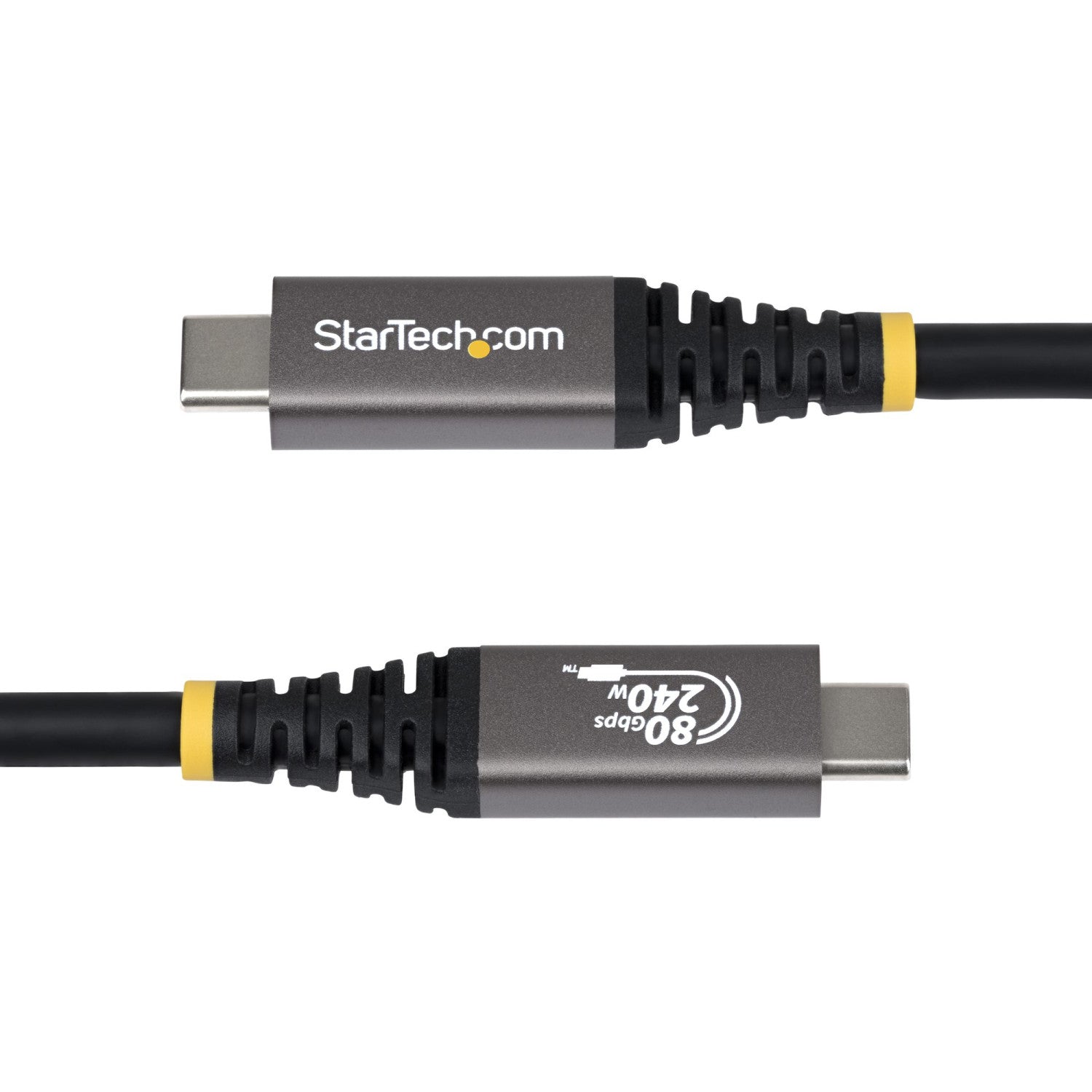 StarTech.com Cavo USB4 da 1,5 m, Cavo USB-C Certificato USB-IF, 80Gbps, PD 240W, 8K 120Hz / 4K 240Hz DP2.1 DP80, Cavetto Tipo-C compatibile Thunderbolt 4