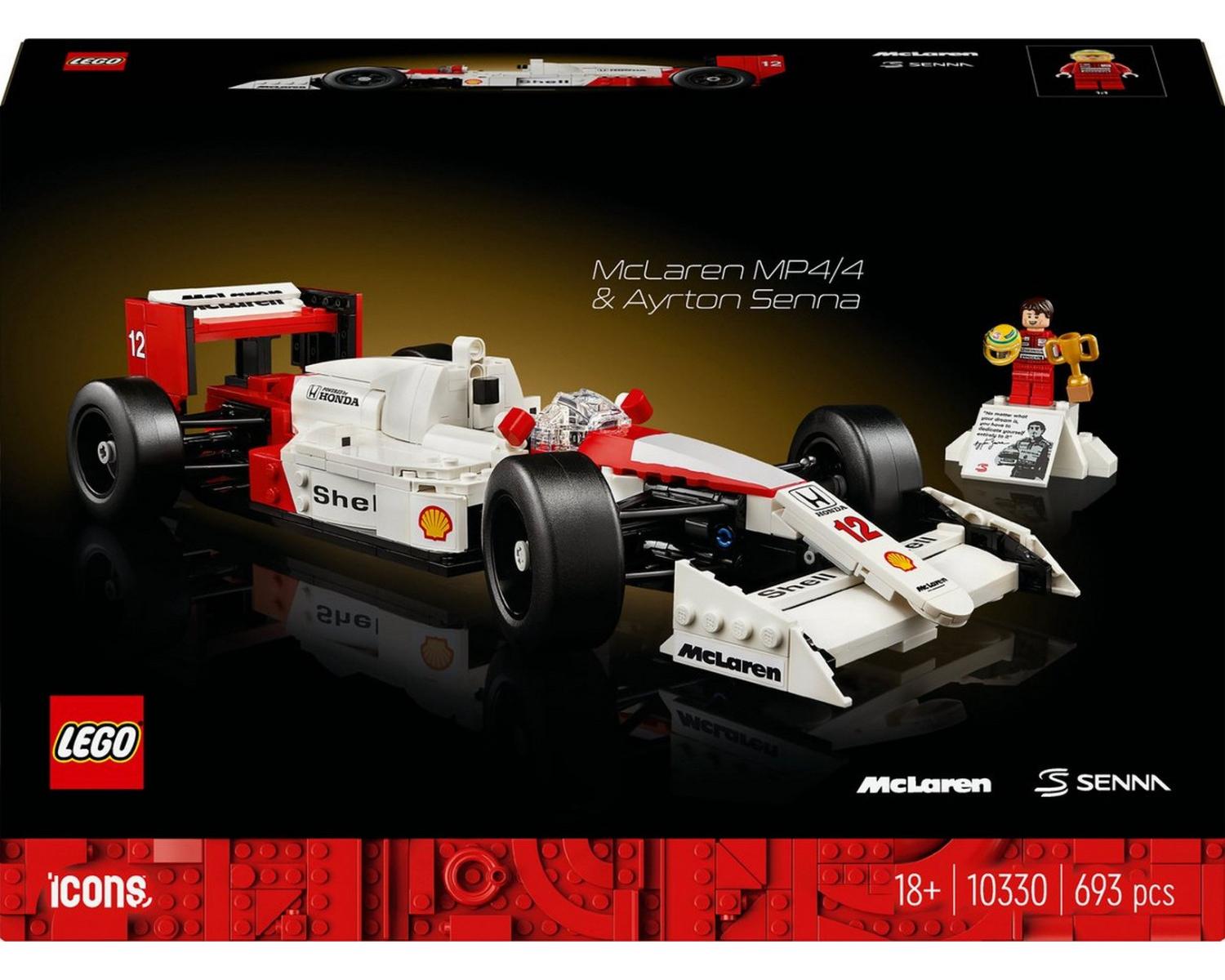 LEGO Icone McLaren MP4/4 e Ayrton Senna - 10330