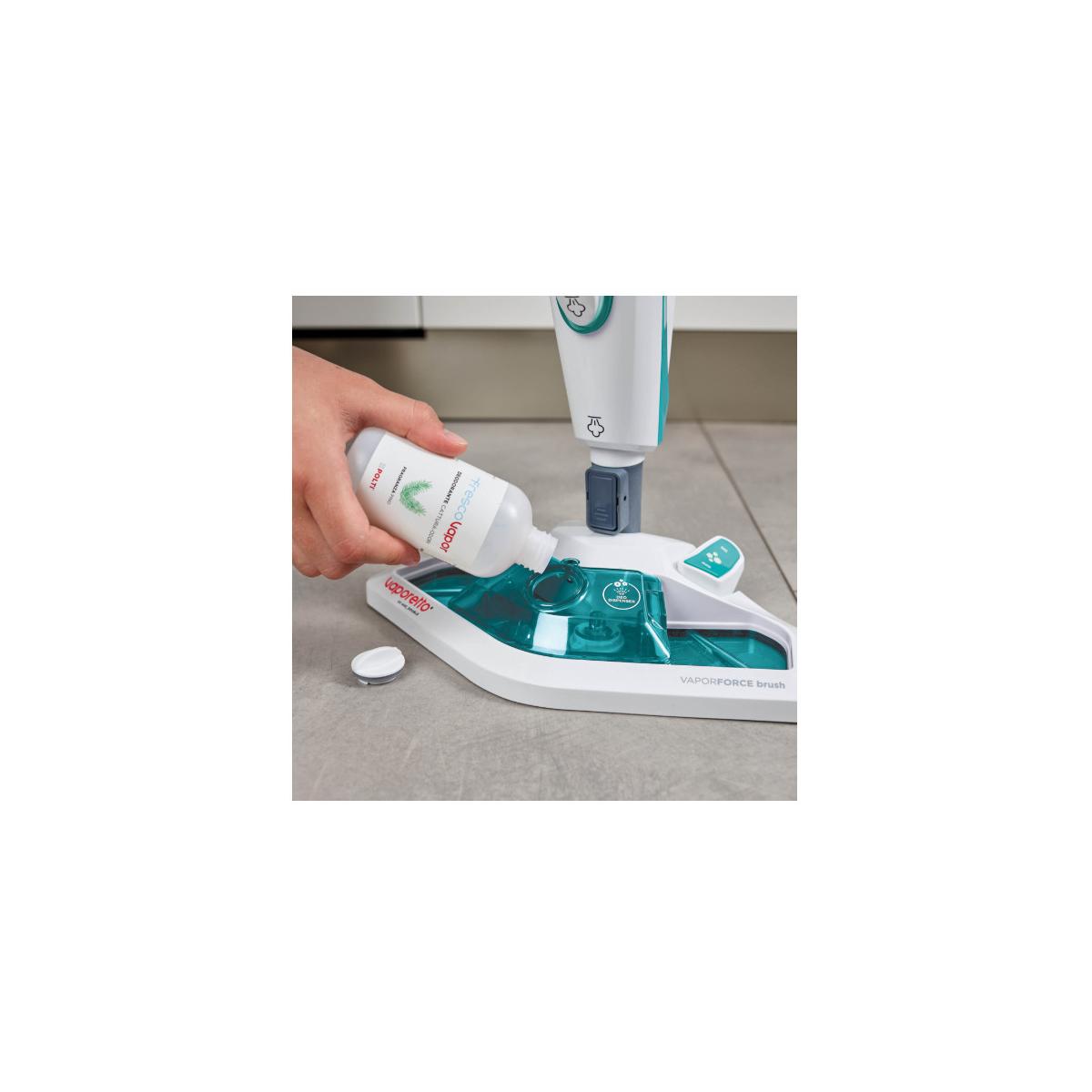 Polti SV450 Double Pulitore a Vapore Verticale 0,3 L Acciaio Turchese Bianco