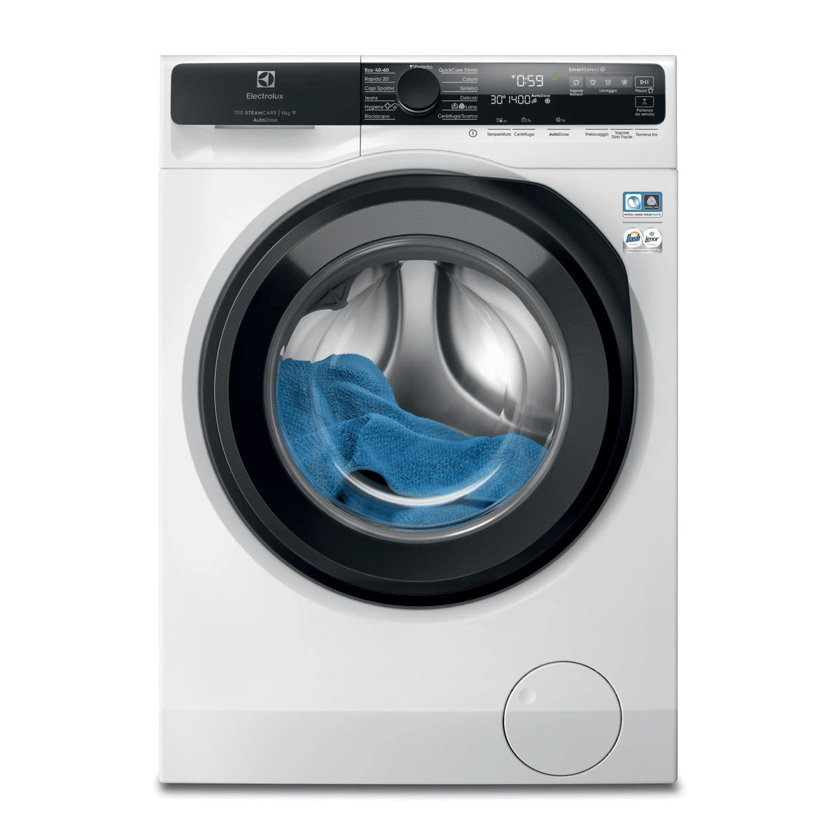 Electrolux Lavatrice Carica Frontale 11 Kg Classe A-5% 1400 Giri MADE IN ITALY EW7F511GQ