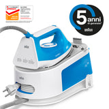 Braun CareStyle 1IS1012BL Ferro da Stiro 2400 W 1,5 L Ceramica Blu Bianco
