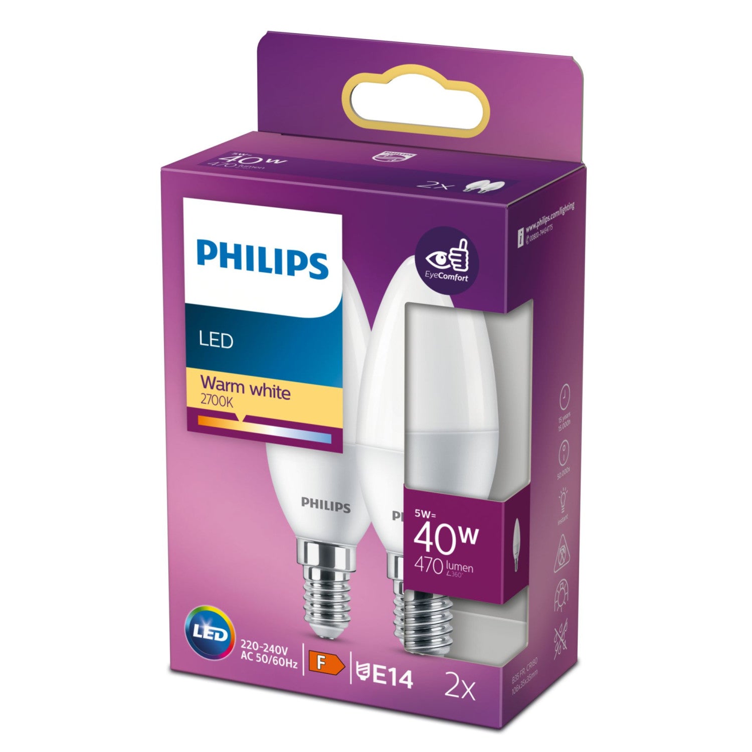 Philips 8719514310056 lampada LED 5 W F