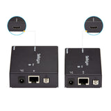 StarTech.com ST121HDBTE moltiplicatore AV Trasmettitore e ricevitore AV Nero
