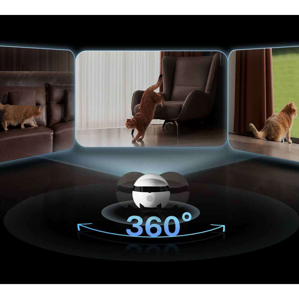 Enabot EBO AIR 2 PLUS Viola Telecamera per bambini e animali domestici
