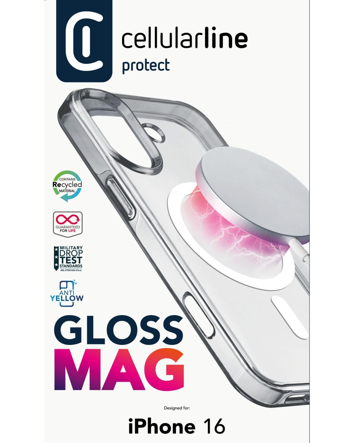 Cellularline Gloss Mag cover iPhone 16