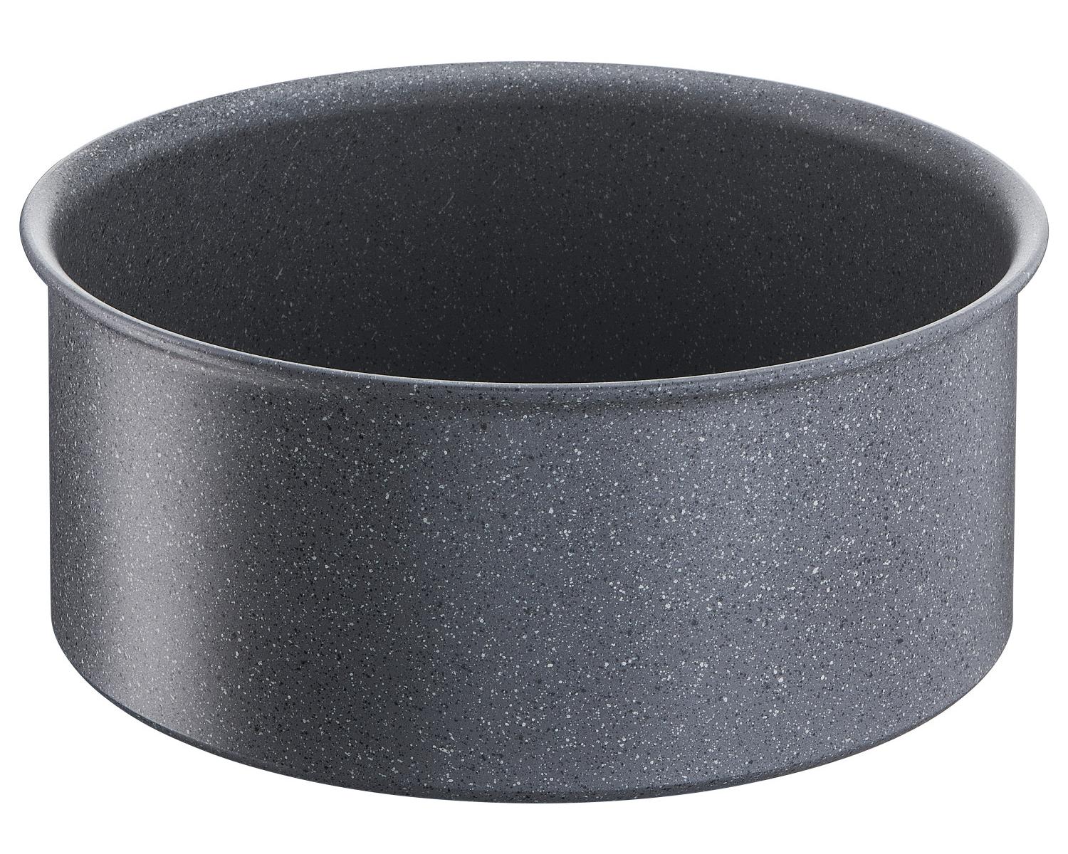 Lagostina Ingenio Mineralis Green Casseruola Fonda 20 cm Casseruola in Alluminio 100 Riciclato per Gas Forno e Induzione con Indicatore di Cottura Utilizzabile con Manico Amovibile